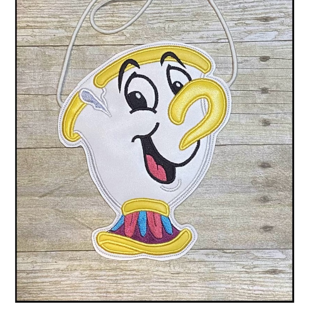 Disney beauty and the beast flat bag